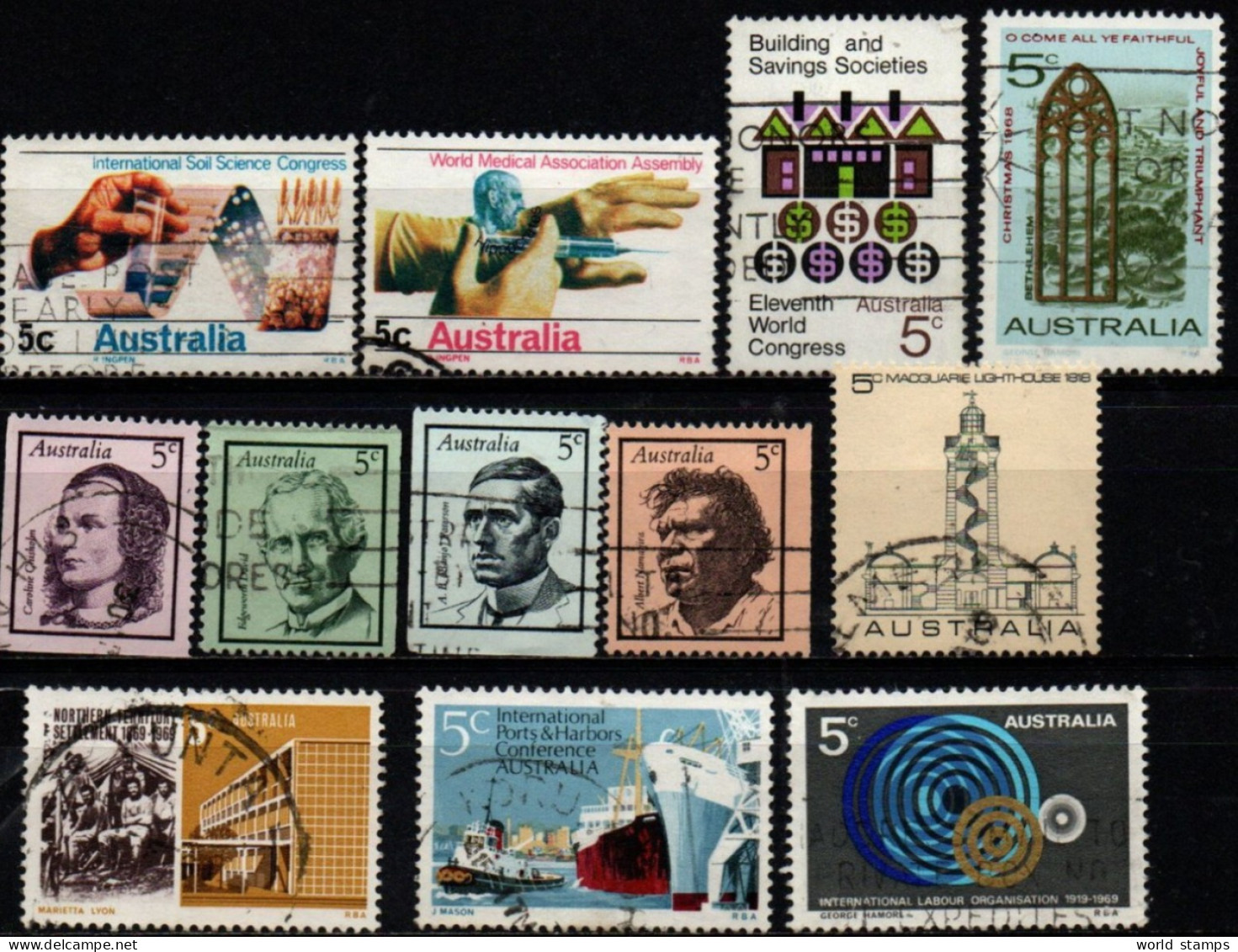 AUSTRALIE 1968-9 O - Oblitérés