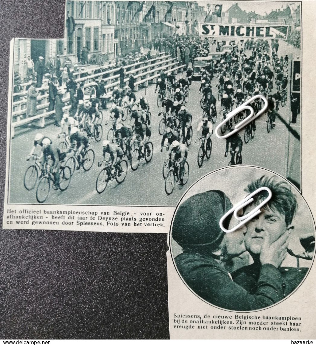 WIELERSPORT 1934 / DEYNZE / SPIESSENS DE NIEUWE BELGISCHE BAANKAMPIOEN - Non Classificati