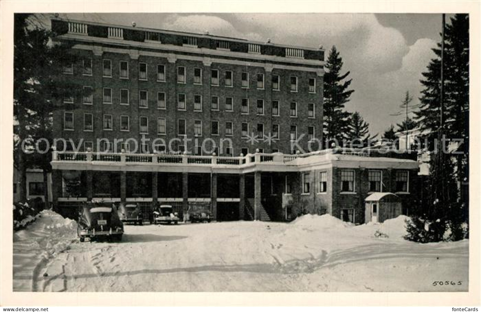 13363976 Lake_Placid_New_York St Moritz Hotel In Winter - Autres & Non Classés