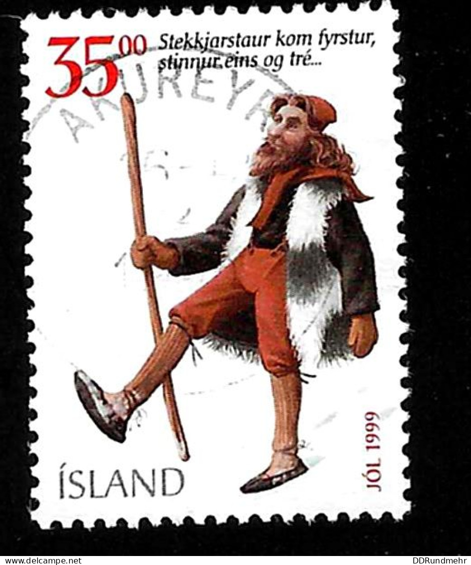 1999 Trolls  Michel IS 928 Stamp Number IS 896a Yvert Et Tellier IS 877B Stanley Gibbons IS 939 Used - Oblitérés