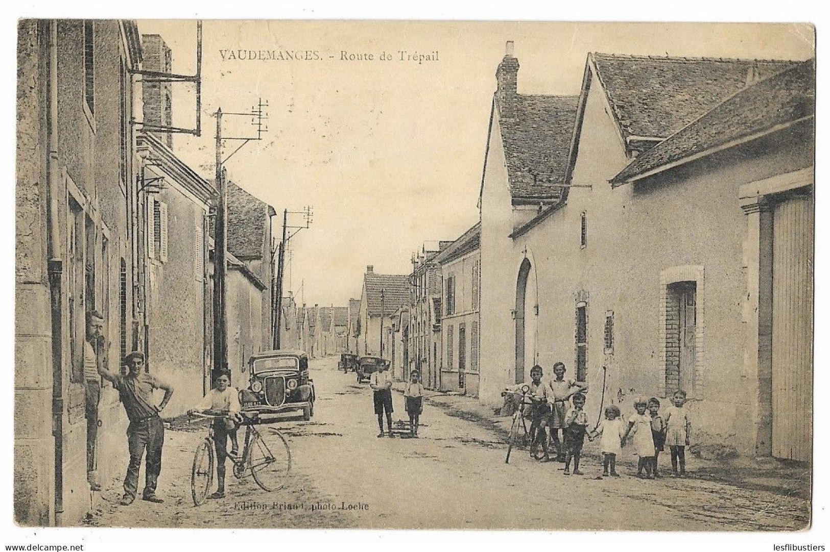 CPA 51 VAUDEMANGES Route De Trépail - Autres & Non Classés