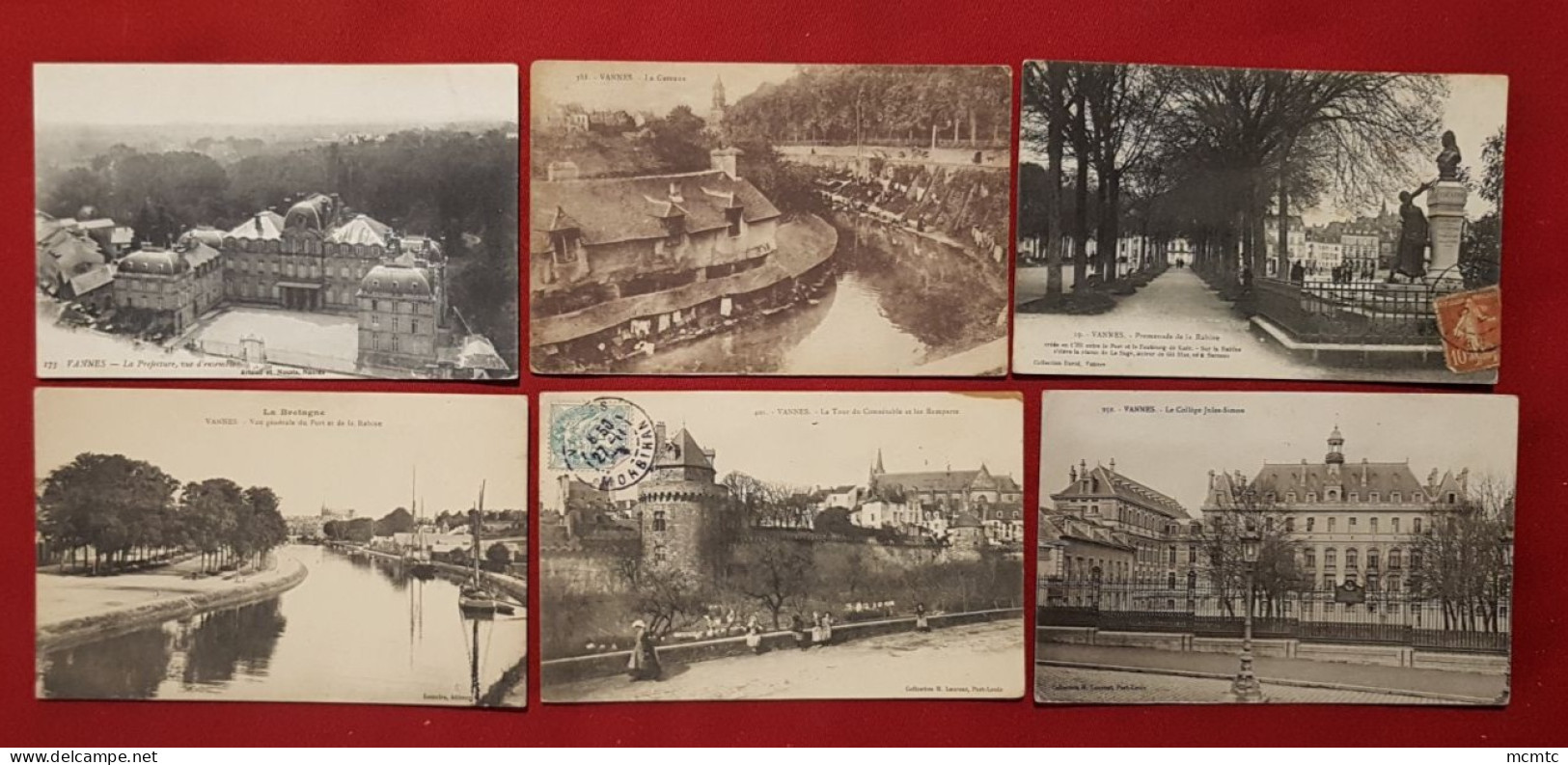 22 Cartes -  Vannes-  (56 - Morbihan ) - Vannes