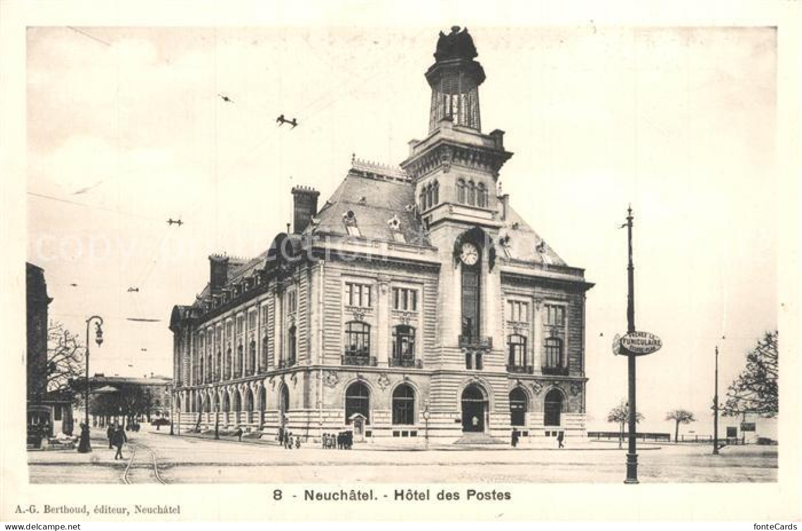 13360841 Neuchatel NE Hotel Des Postes Neuchatel NE - Andere & Zonder Classificatie