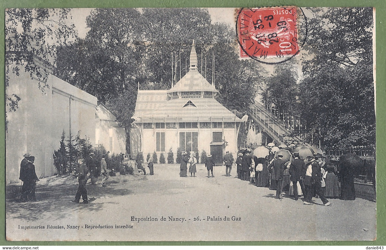 CPA - MEURTHE ET MOSELLE - EXPOSITION DE NANCY - PALAIS DU GAZ - Animation - Nancy