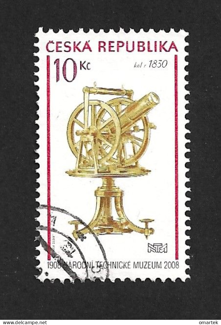 Czech Republic 2008 ⊙ Mi 555 Sc 3382 National Technical Museum In Prague. Tschechische Republik. C2 - Used Stamps