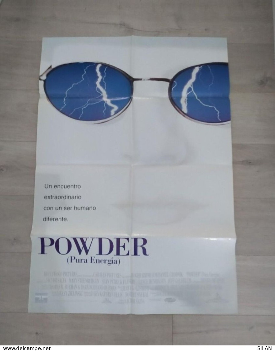 Cartel Original De Cine Del Estreno Powder Pura Energía 1995 Affiche Originale Du Film Pour La Première - Sonstige Formate