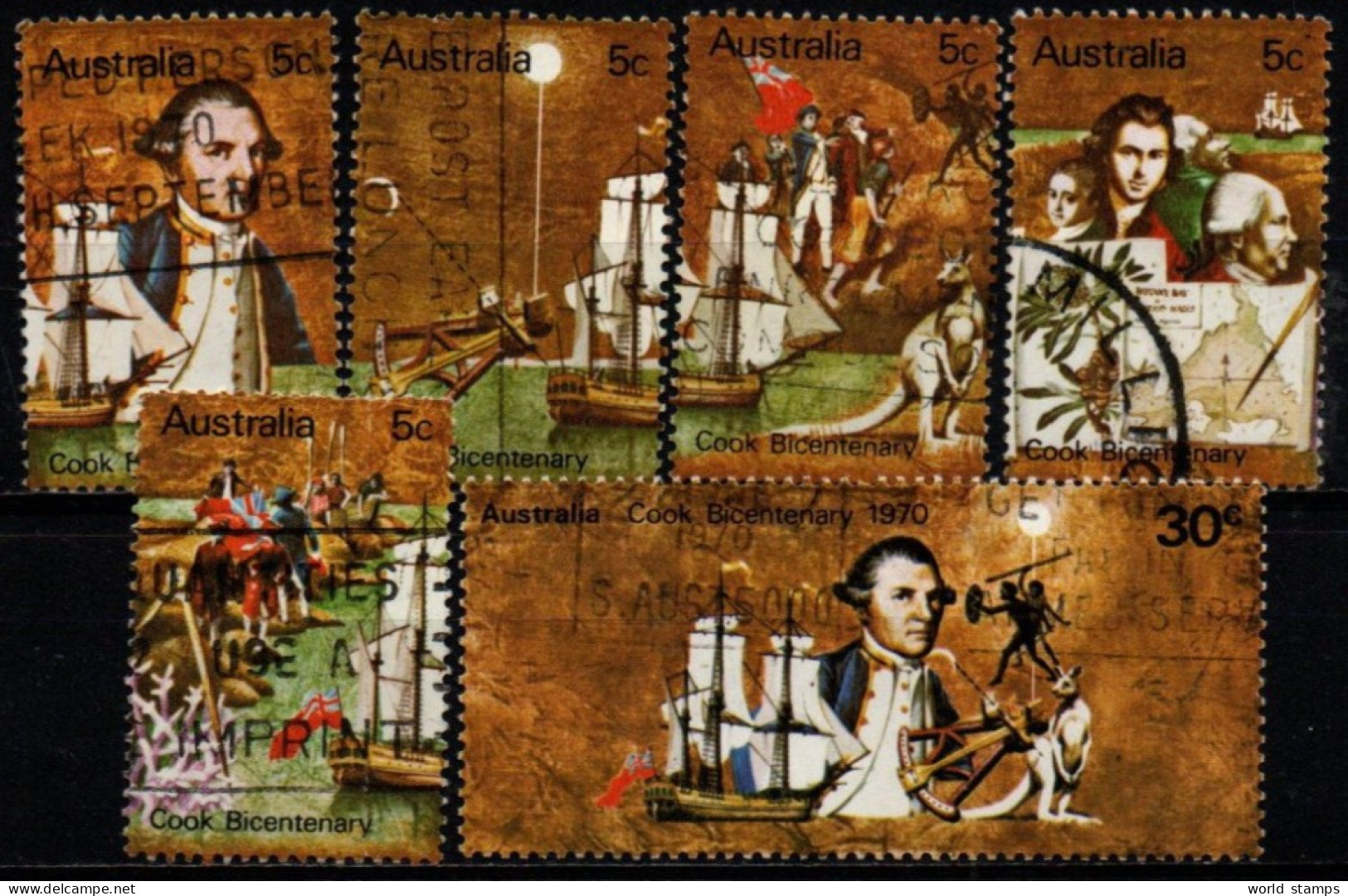 AUSTRALIE 1970 O - Usados