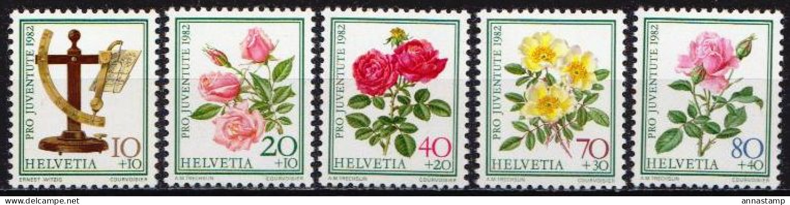 Switzerland MNH Set - Rosas