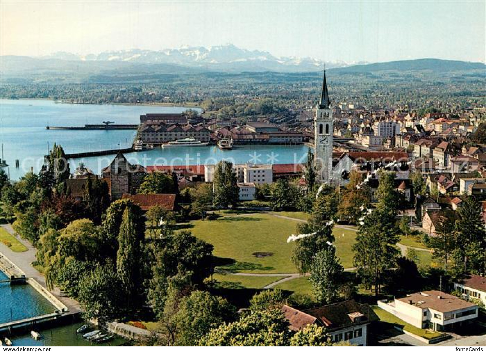 13356102 Romanshorn Bodensee Panorama Mit Blick Zum Saentis Appenzeller Alpen Ro - Autres & Non Classés