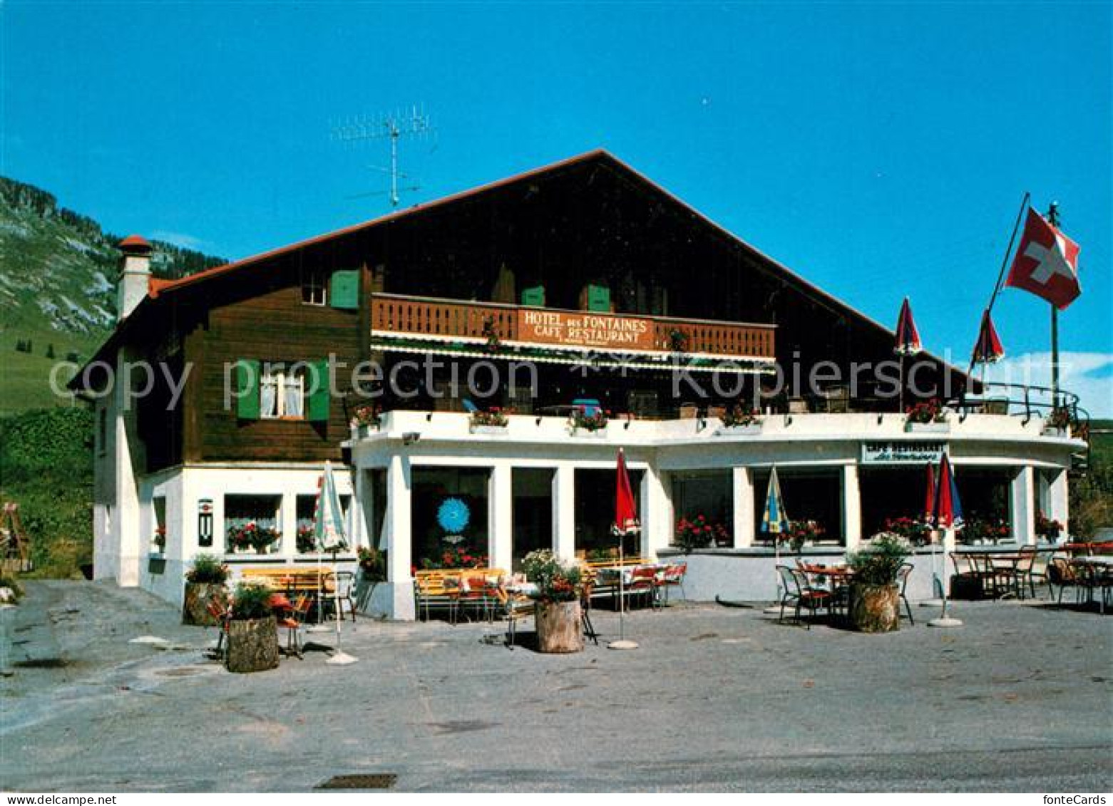 13355941 Les Mosses Hotel Cafe Restaurant Les Fontaines Col Des Mosses Les Mosse - Altri & Non Classificati