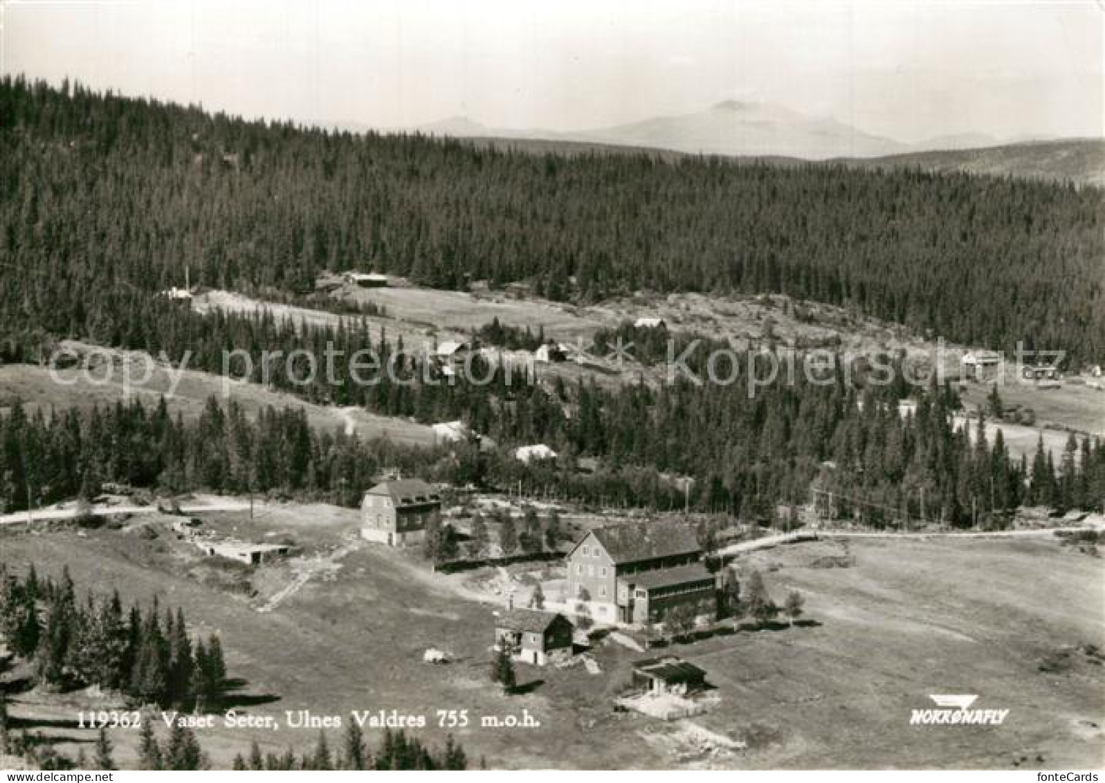 13355793 Valdres Fylke Oppland Vaset Seter Fliegeraufnahme Valdres Fylke Oppland - Norvège