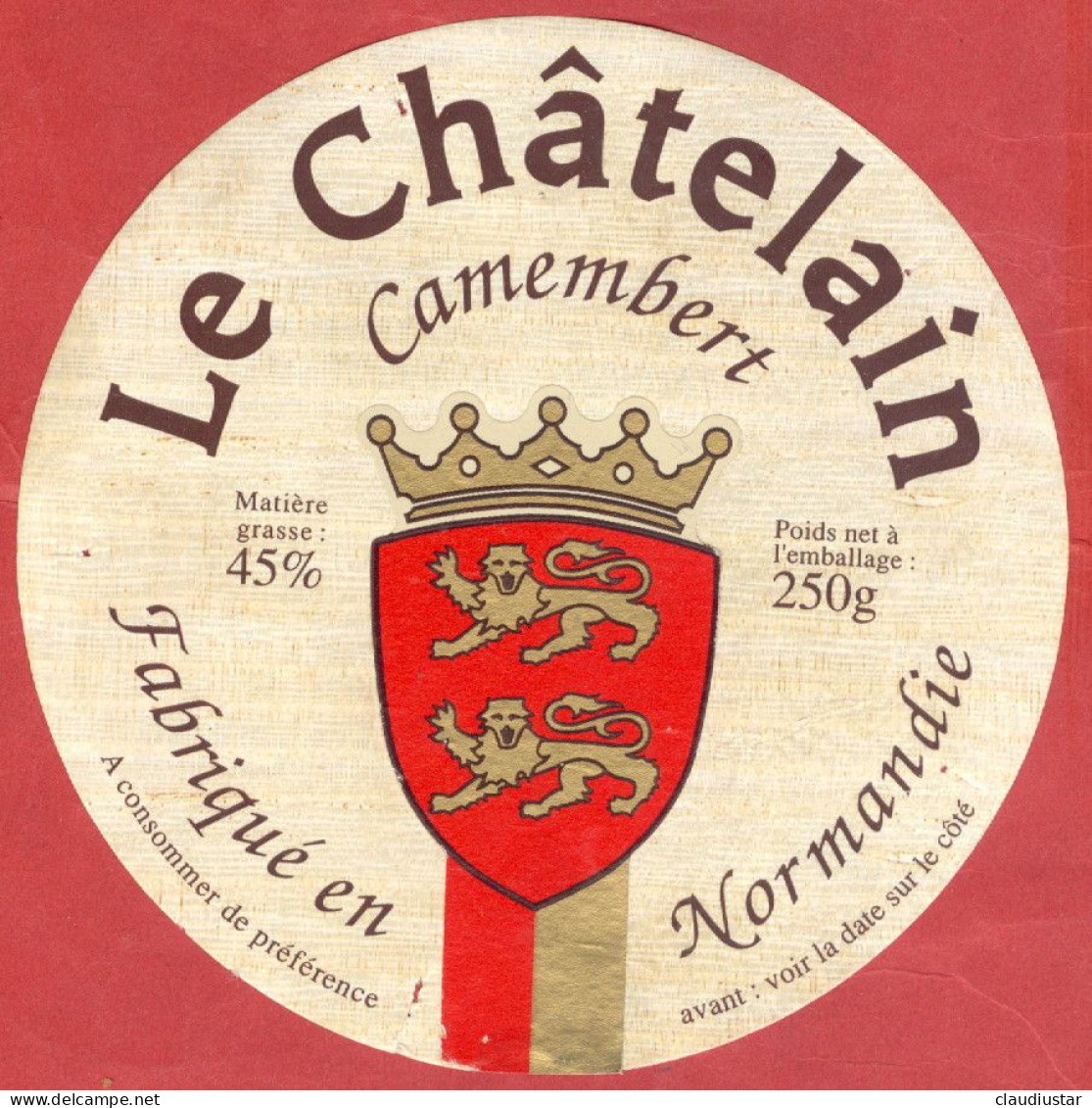 ** ETIQUETTES  LE  CHATELAIN ** - Käse