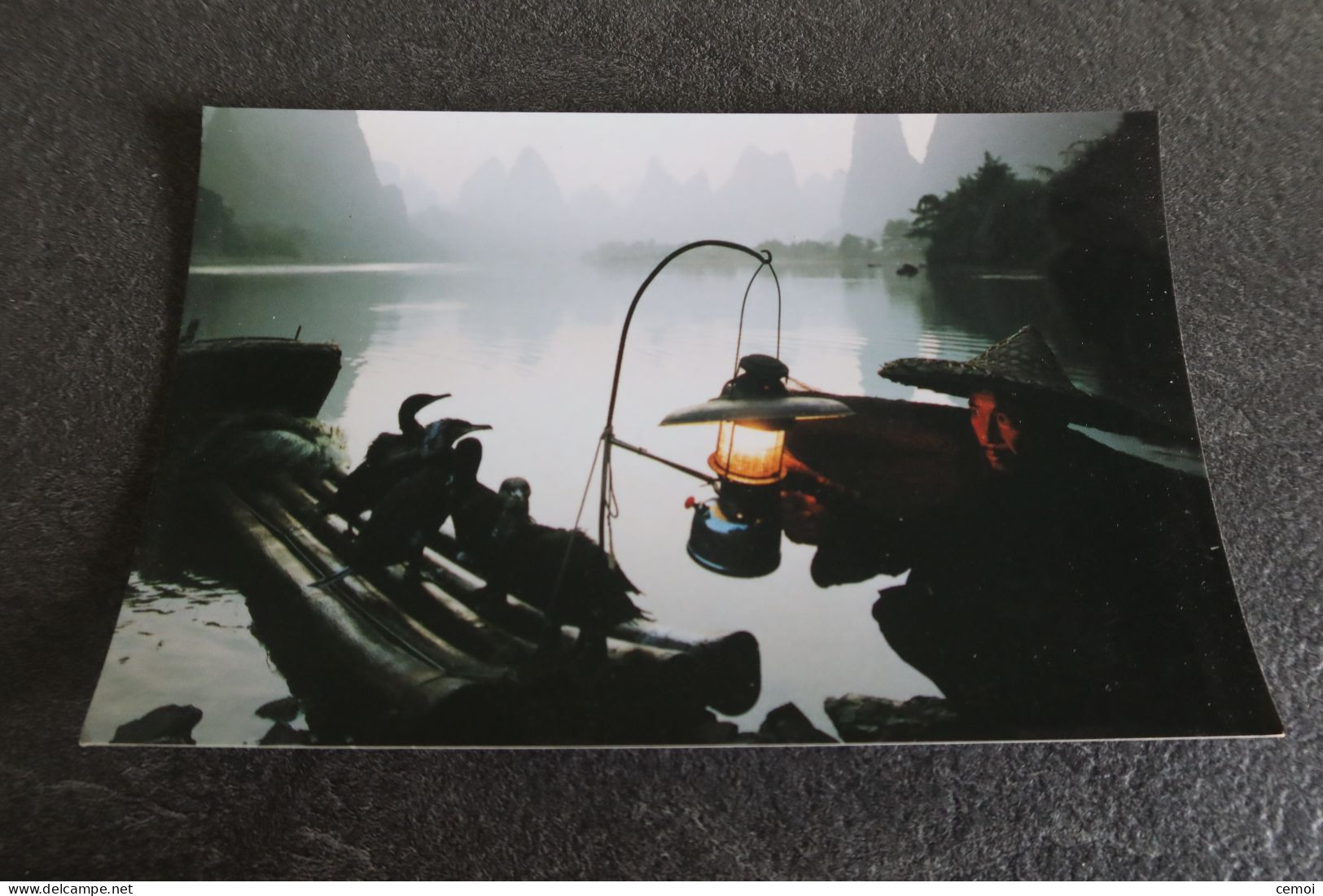 Lot De 2 CP De CHINE - Fisherman Over Lijiang River & Homeward Bound From The Pasture - Cina