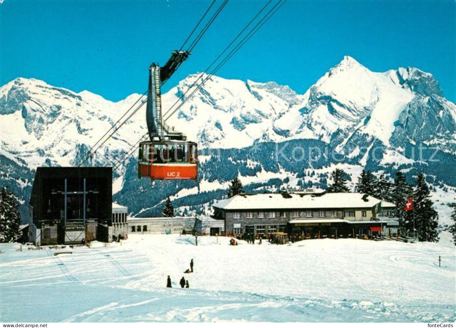 13355220 Unterwasser Toggenburg Luftseilbahn Chaeserrugg Berghotel Iltios Winter - Other & Unclassified