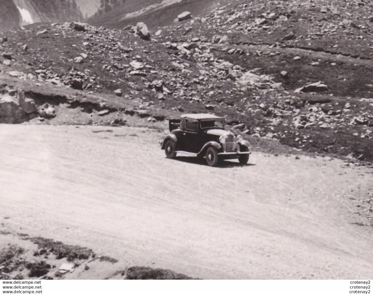 05 Le Sommet Du COL DE VARS Route Des Grandes Alpes VOIR ZOOM Voiture Auto Hotchkiss ? - Guillestre