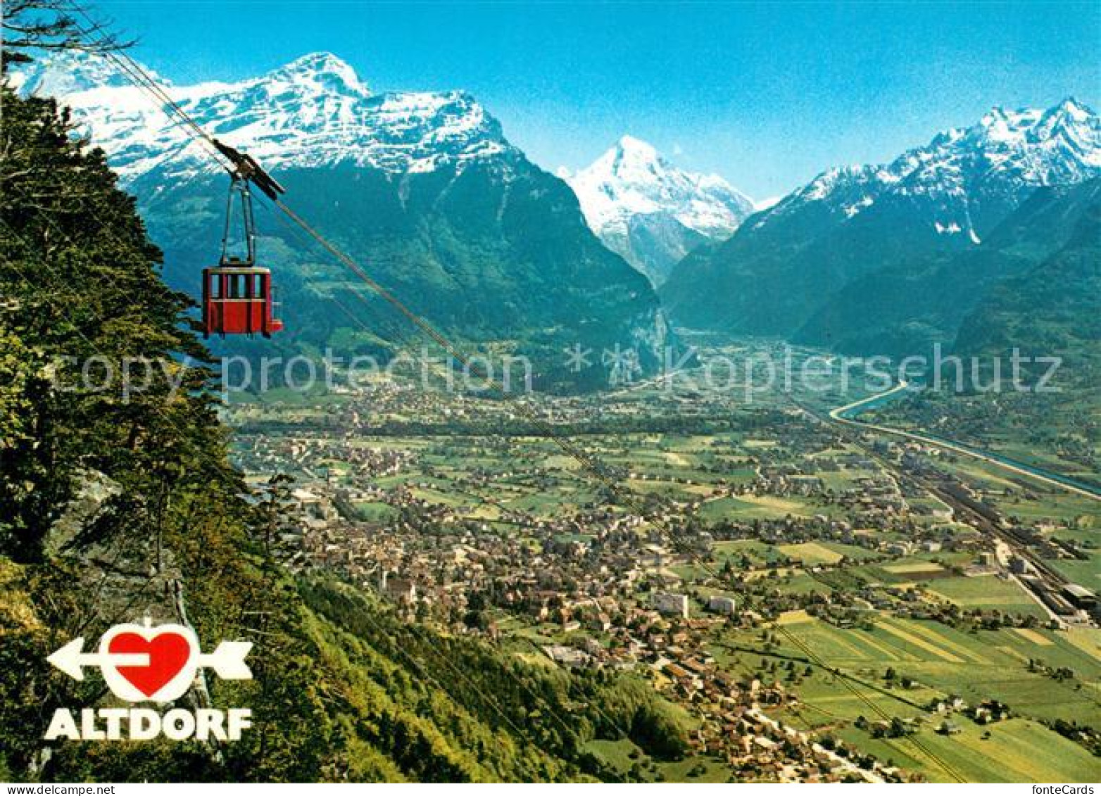 13354031 Altdorf UR Panorama Mit Seilbahn Altdorf UR - Autres & Non Classés