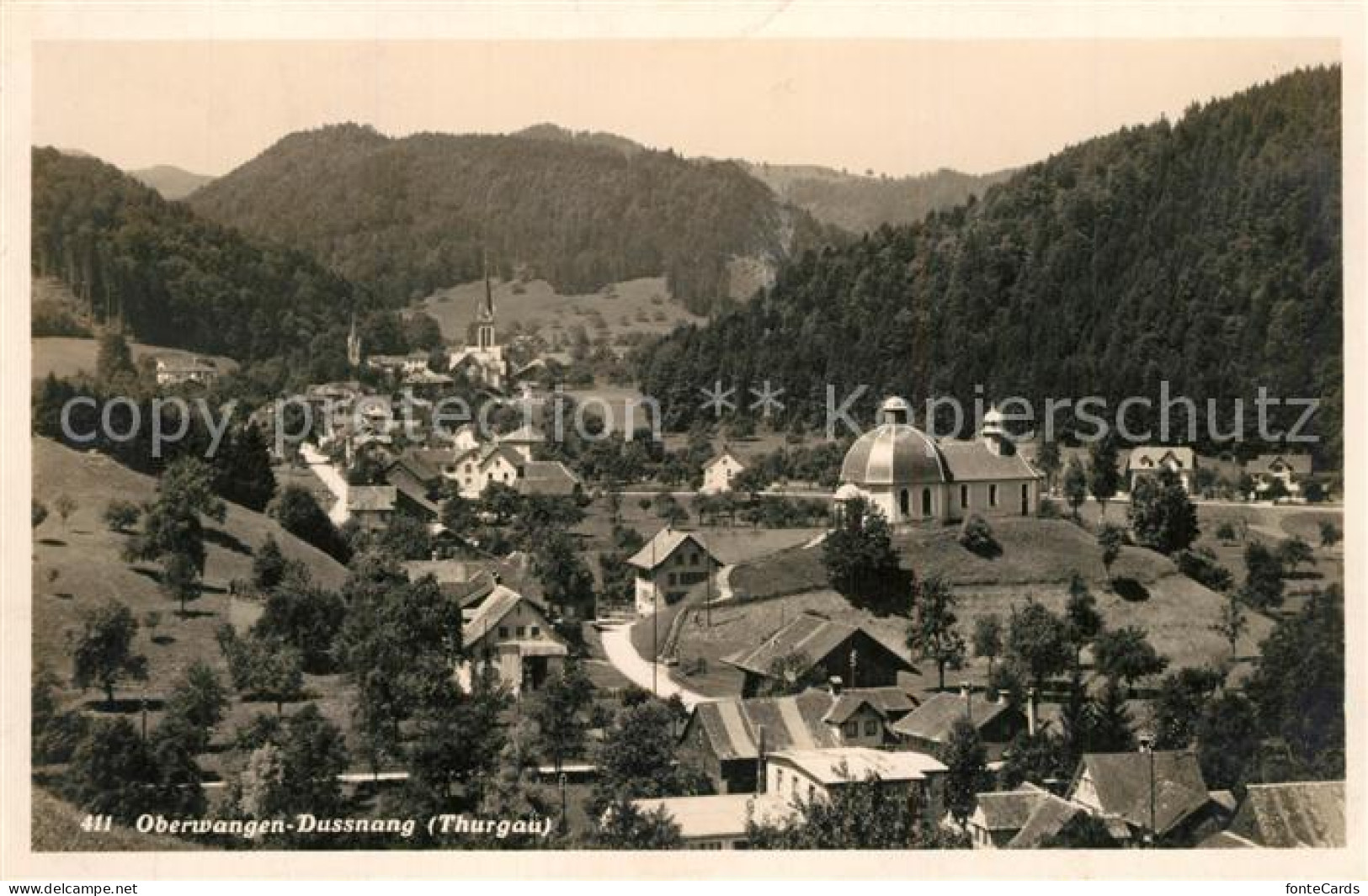 13346732 Dussnang Panorama Kirche Dussnang - Autres & Non Classés