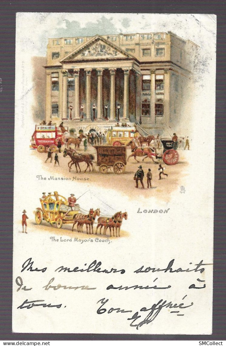 London. The Mansion House. The Lord Mayor's Coach (A17p8) - Other & Unclassified