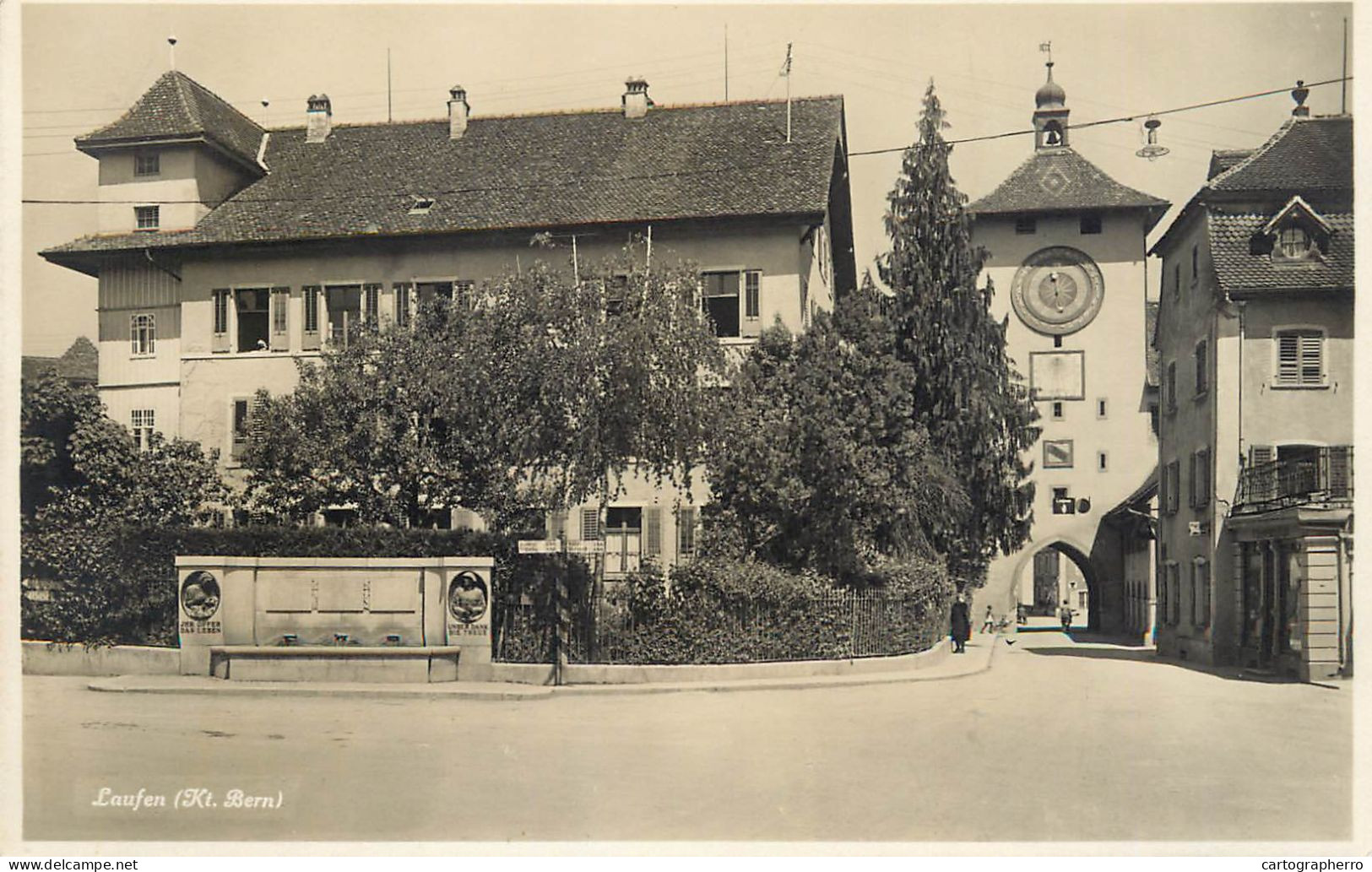 Postcard Switzerland Laufen Kt. Bern - Andere & Zonder Classificatie