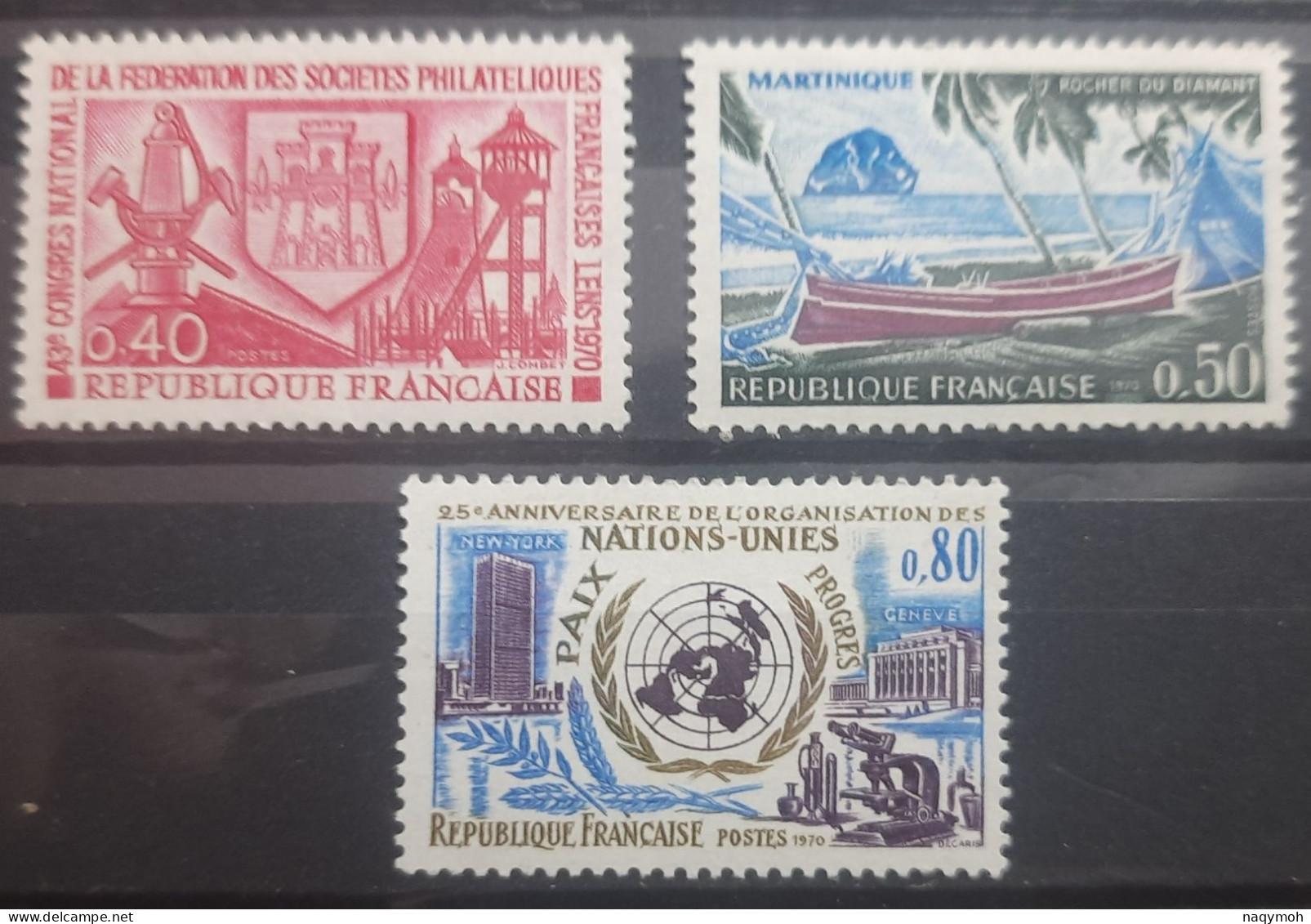 France Yvert 1642-1644-1658** Année 1970 MNH. - Unused Stamps