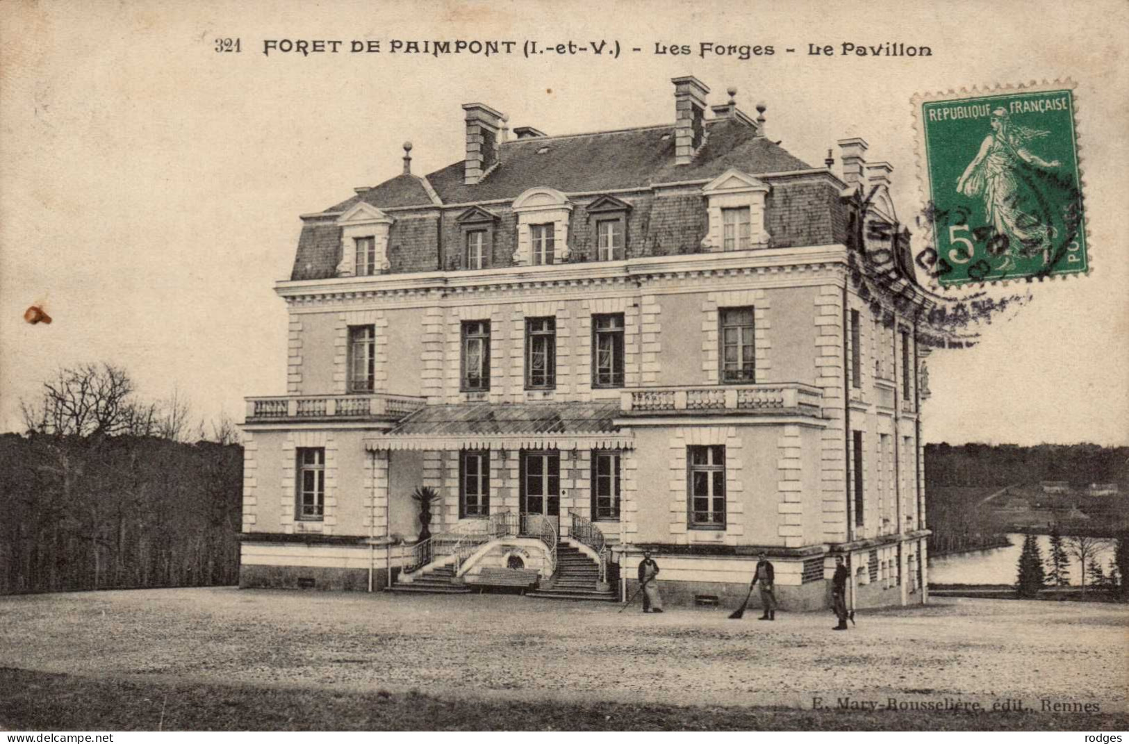 35 , Cpa Foret De PAIMPONT , 321 , Les Forges , Le Pavillon  (14552.V24) - Paimpont