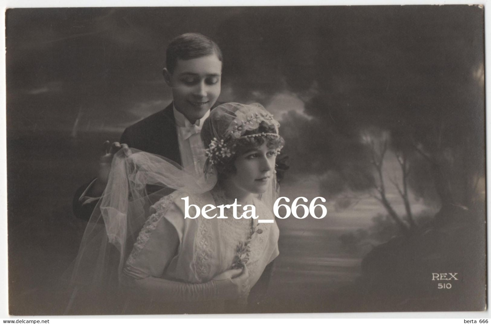 Photo CPA Romantic Couple Real Photo - Koppels