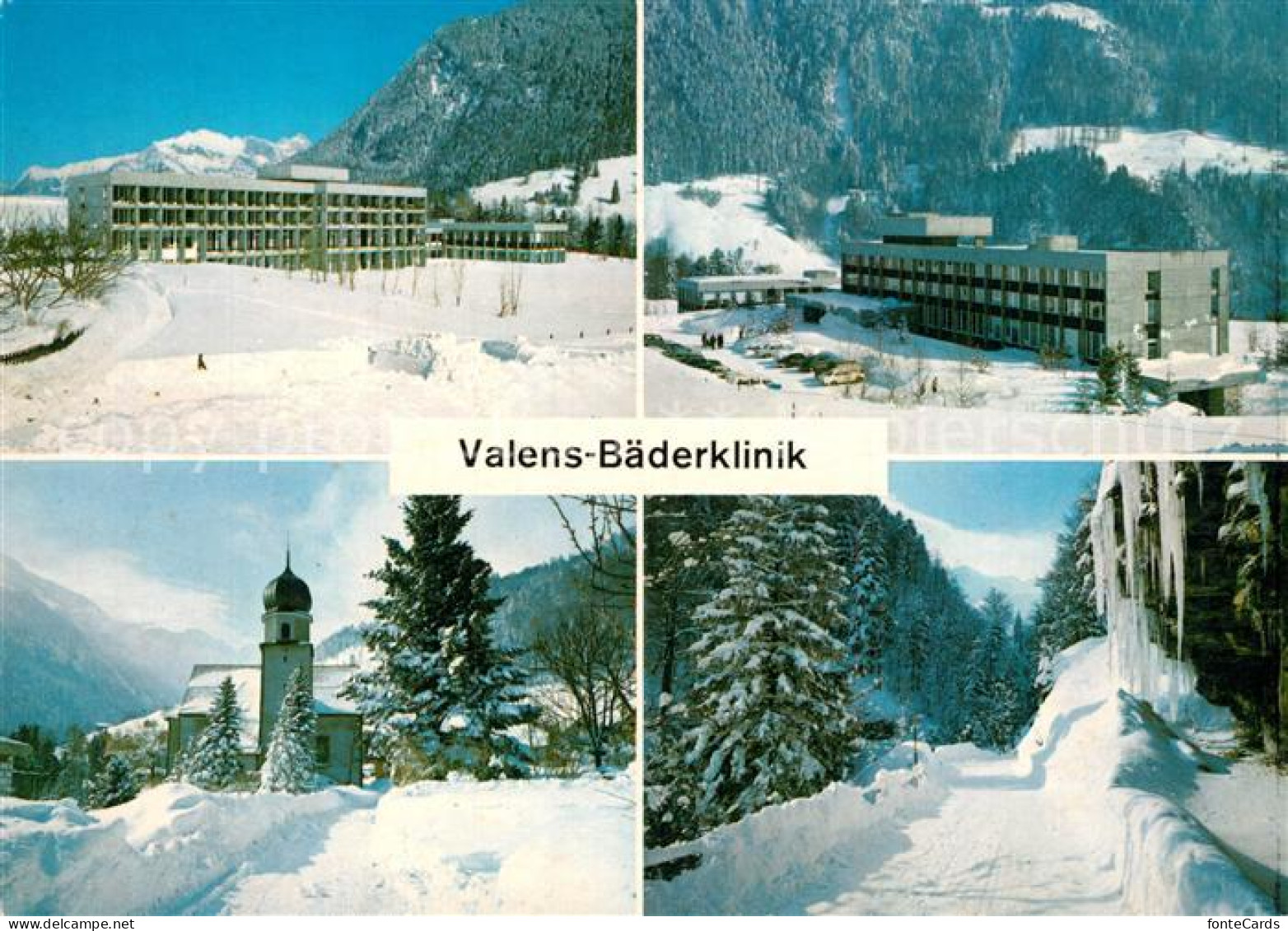 13339774 Valens Baederklinik Winterlandschaft Alpen Valens - Other & Unclassified