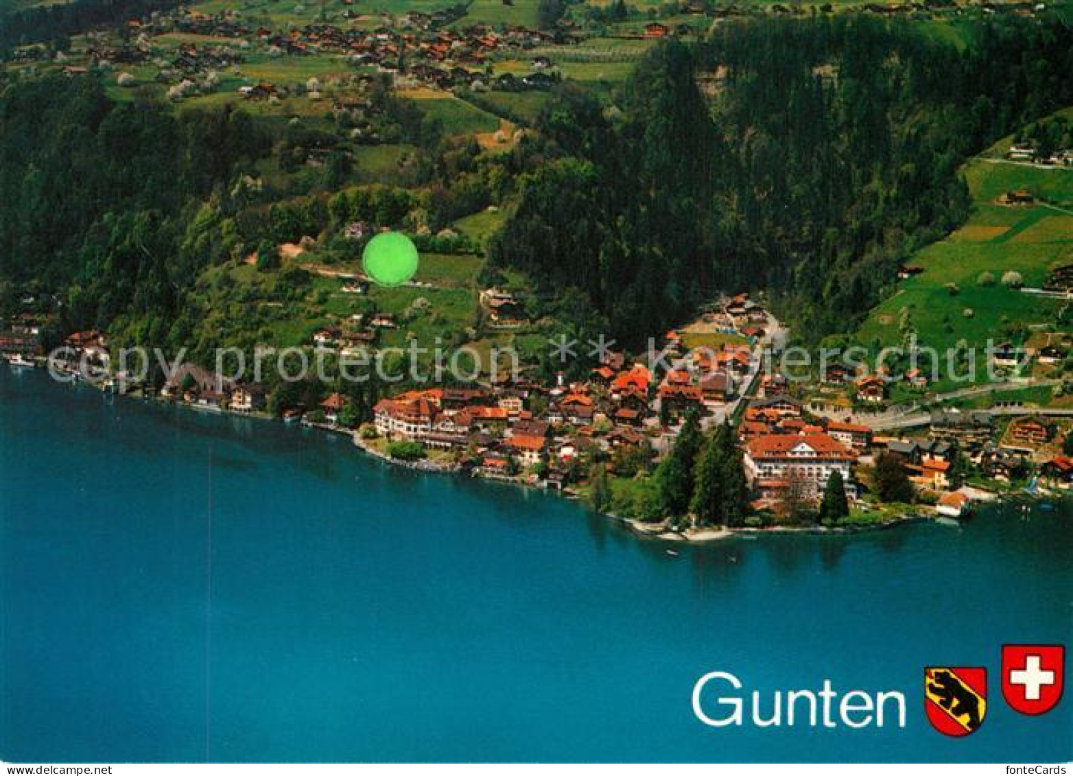 13339761 Gunten Thunersee Fliegeraufnahme Gunten Thunersee - Other & Unclassified