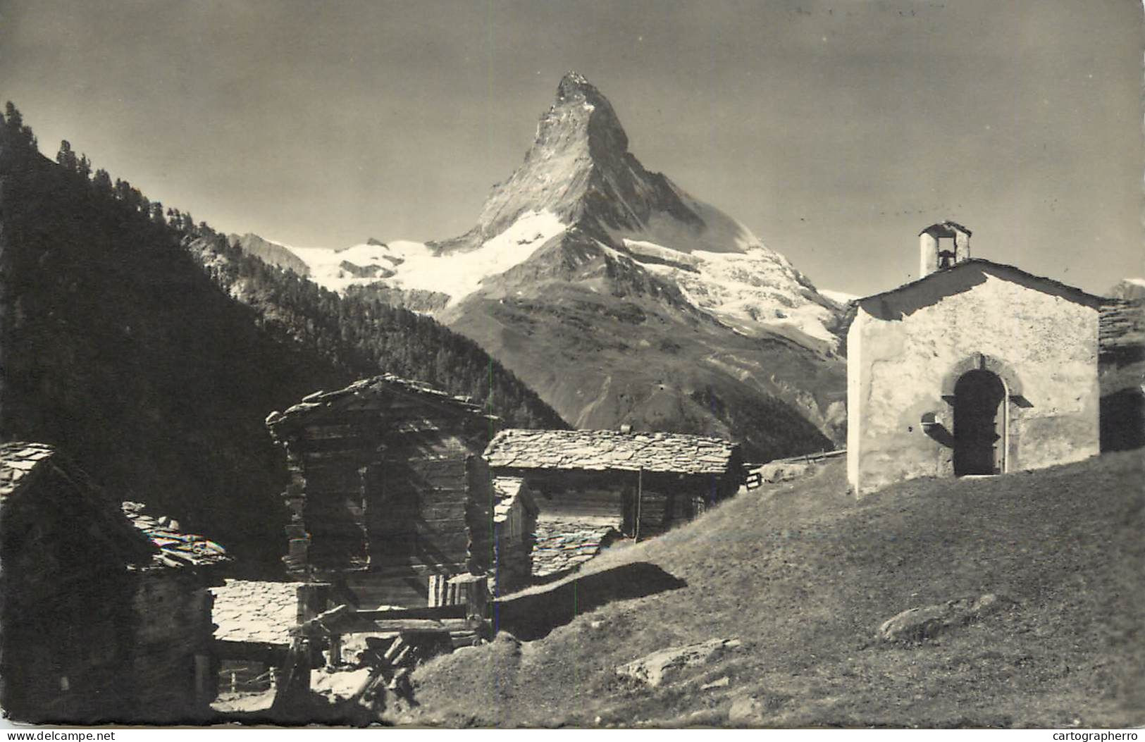 Postcard Switzerland Tindelen Ob Zermatt Matterhorn - Other & Unclassified