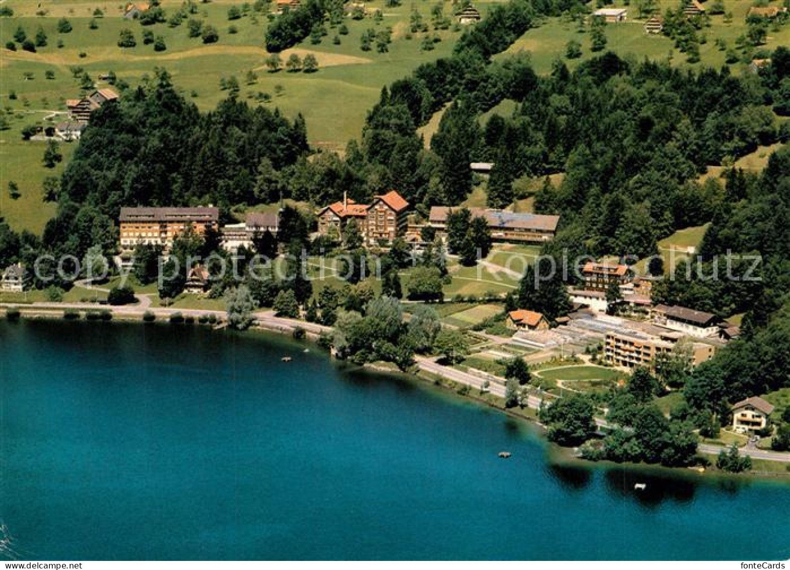 13339692 Oberaegeri Kurhaus Laendli Fliegeraufnahme Oberaegeri - Sonstige & Ohne Zuordnung