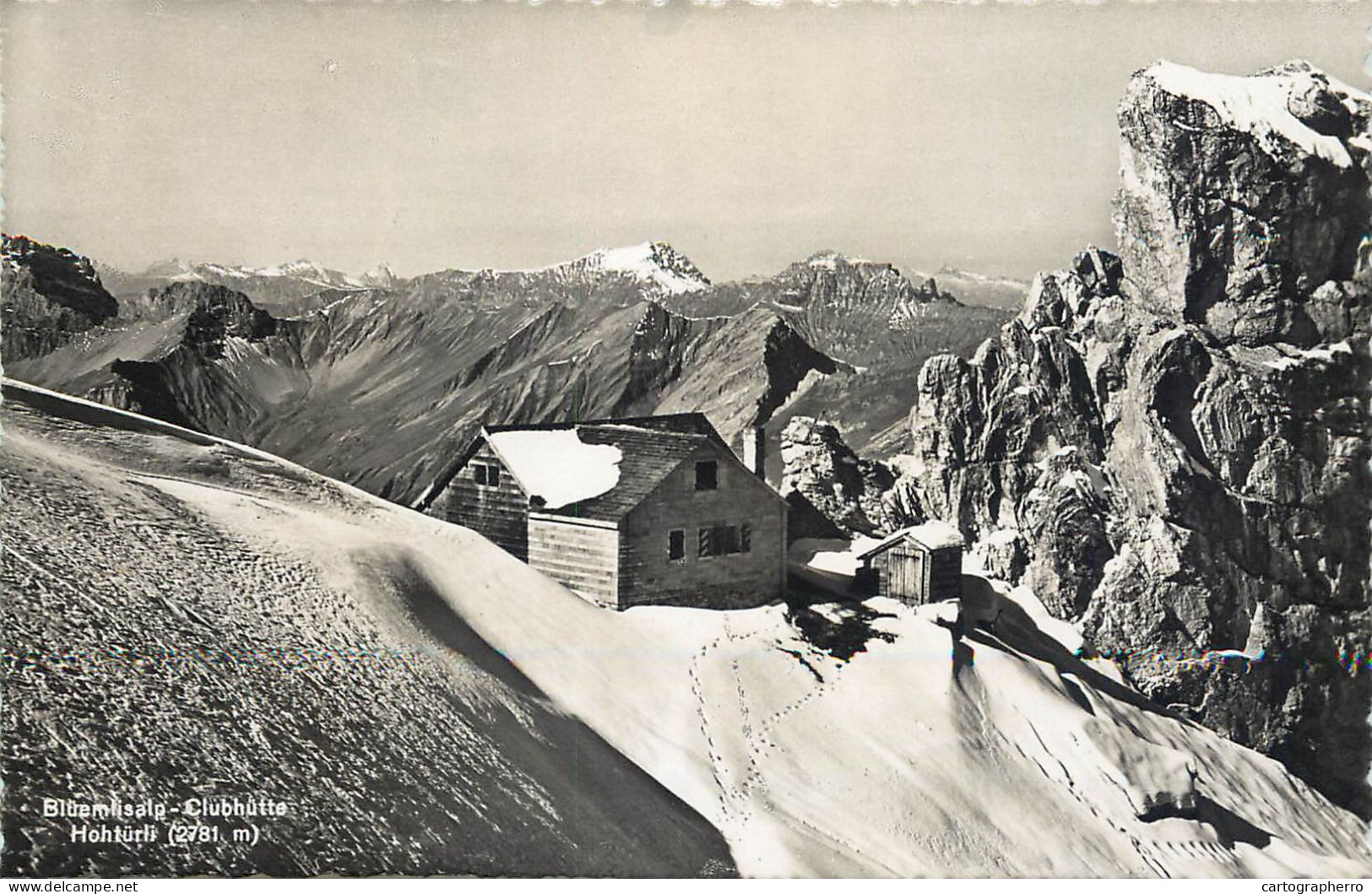 Postcard Switzerland Bluemlisalp Clubhutte - Other & Unclassified