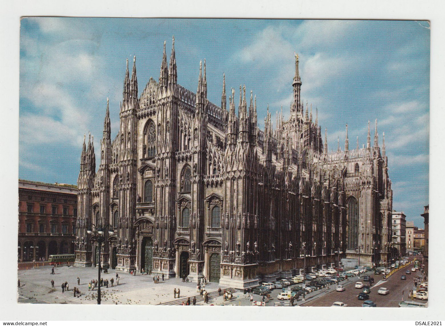 ITALY 1960s Pc W/Mi#1237 (20L) Stamp Postal Codes Sent MILANO To Bulgaria, Postcard MILANO Piazza Duomo (4064) - 1961-70: Storia Postale