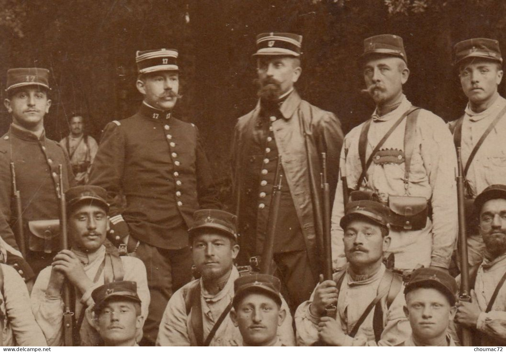 2040, Vosges, Rambervillers, Carte Photo, 17e BCP Bataillon De Chasseurs à Pied - Rambervillers