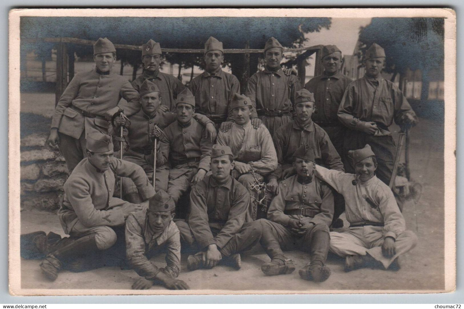 2025, Oise, Senlis 1921, Carte Photo, 5e RCC Régiment De Chasseurs à Cheval - Senlis