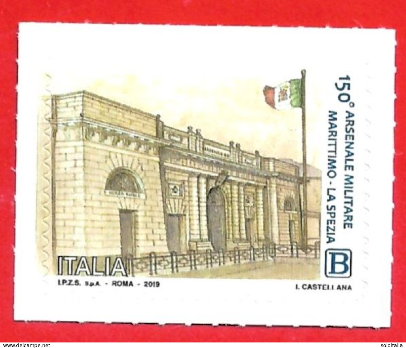 2019 (3930) 150º Anniversario Della Fondazione Dell'arsenale Militare Marittimo Di La Spezia - 2011-20: Mint/hinged