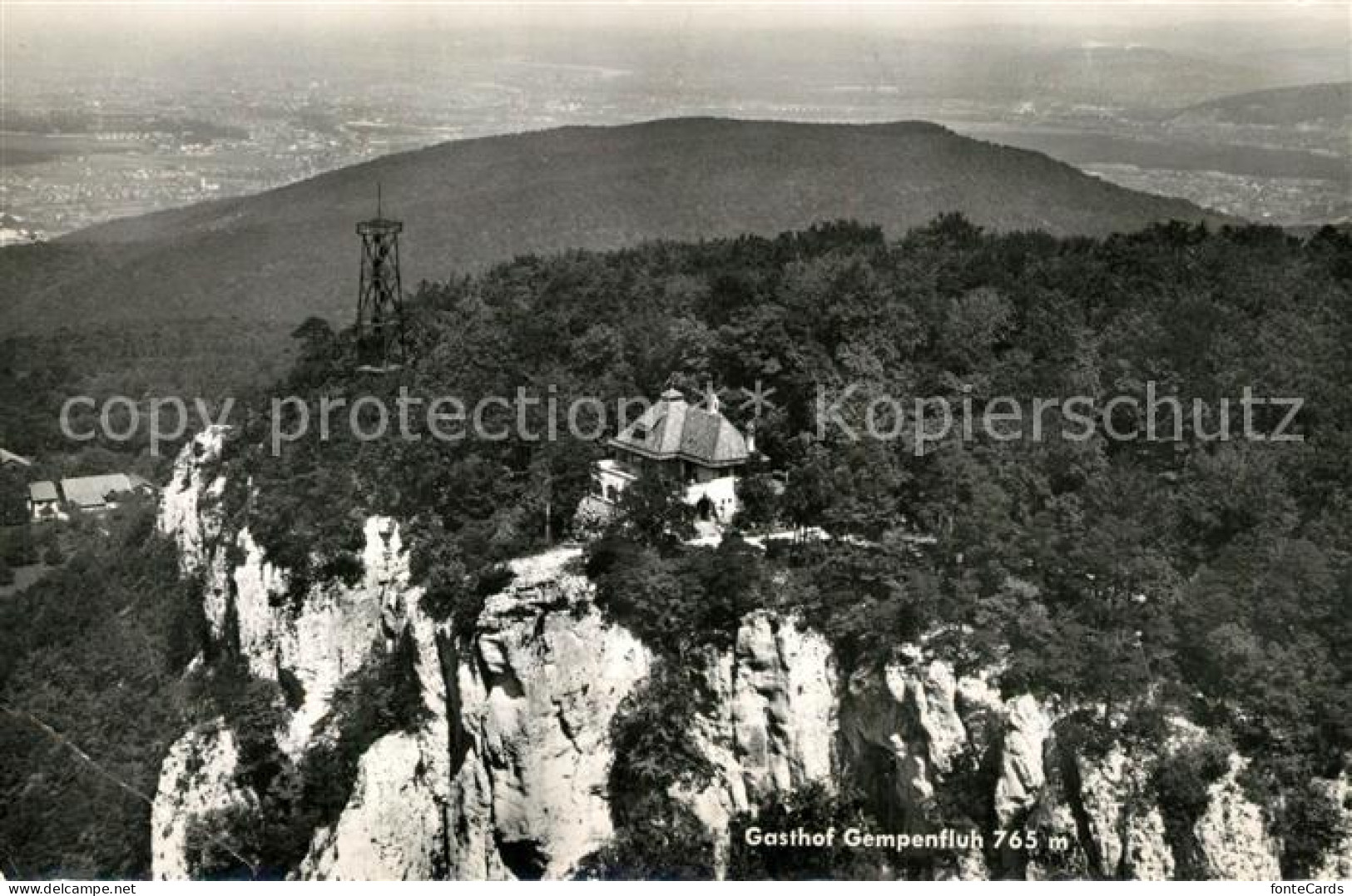 13332592 Gempen Berggasthof Gempenfluh Fliegeraufnahme Gempen - Otros & Sin Clasificación