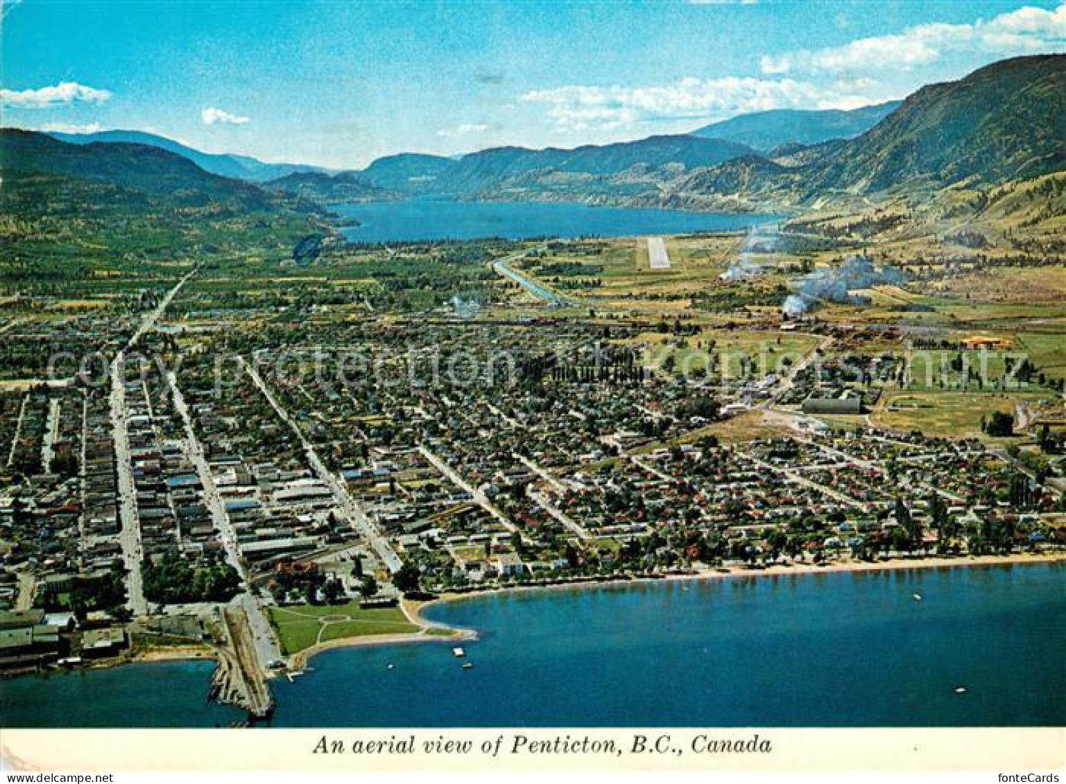 13330366 Penticton Fliegeraufnahme Penticton - Zonder Classificatie