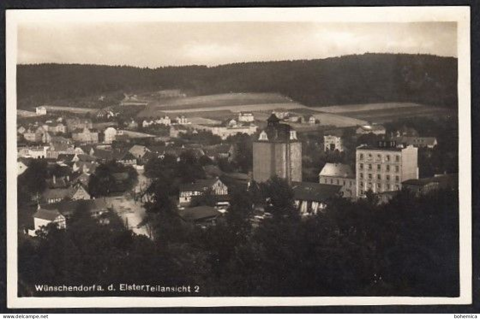 THÜRINGEN WÜNSCHENDORF A. D. ELSTER TEILANSICHT FOTO 1933 - Autres & Non Classés