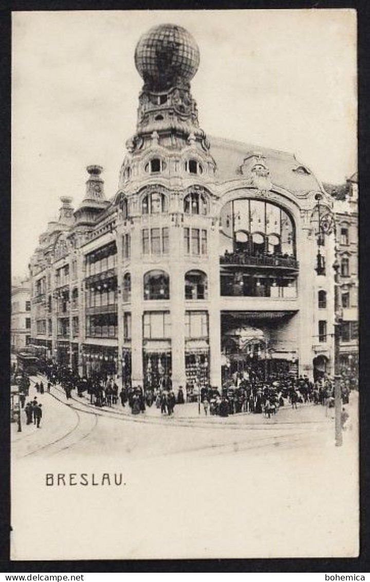 SCHLESIEN POLEN BRESLAU WARENHAUS LICHTDRUCK 1906 - Schlesien