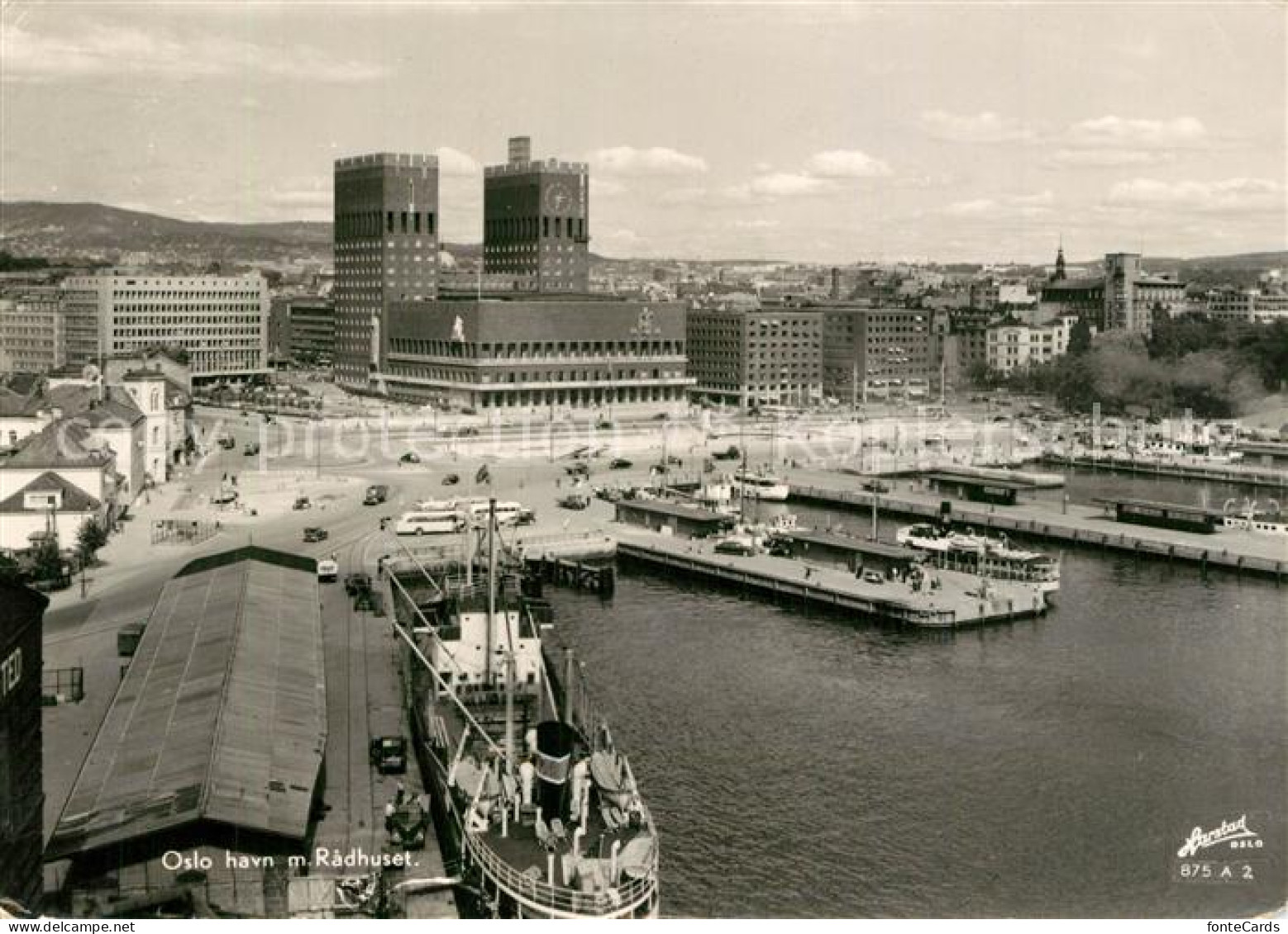 13324594 Oslo Norwegen Hafen Rathaus Oslo Norwegen - Norvège