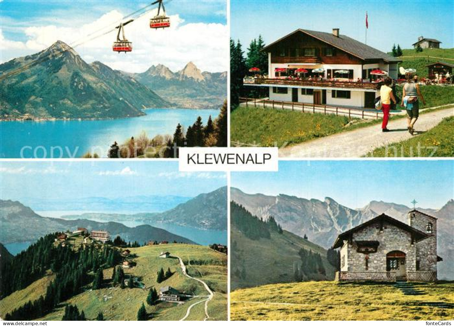 13324563 Klewenalp Luftseilbahn Beckenried Bergrestaurant Alpstuebli Bergkapelle - Otros & Sin Clasificación