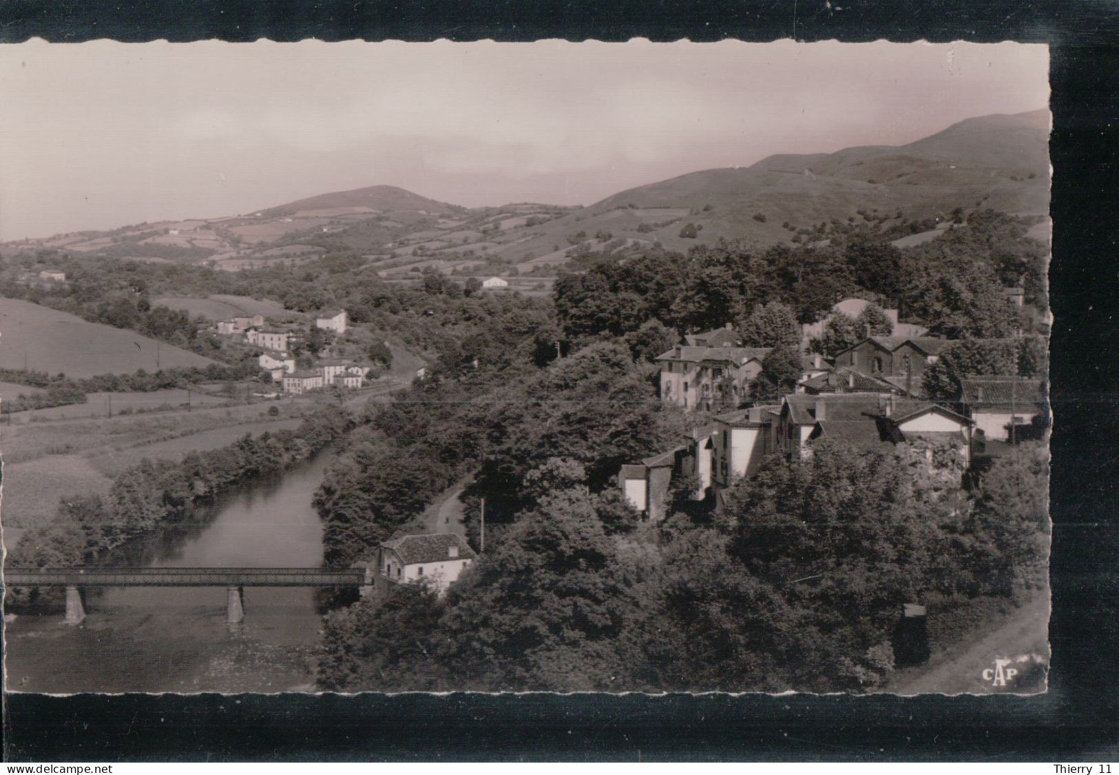 Cpsm 64 Cambo Les Bains Vue Générale Sur La Vallée De La  Nive - Cambo-les-Bains