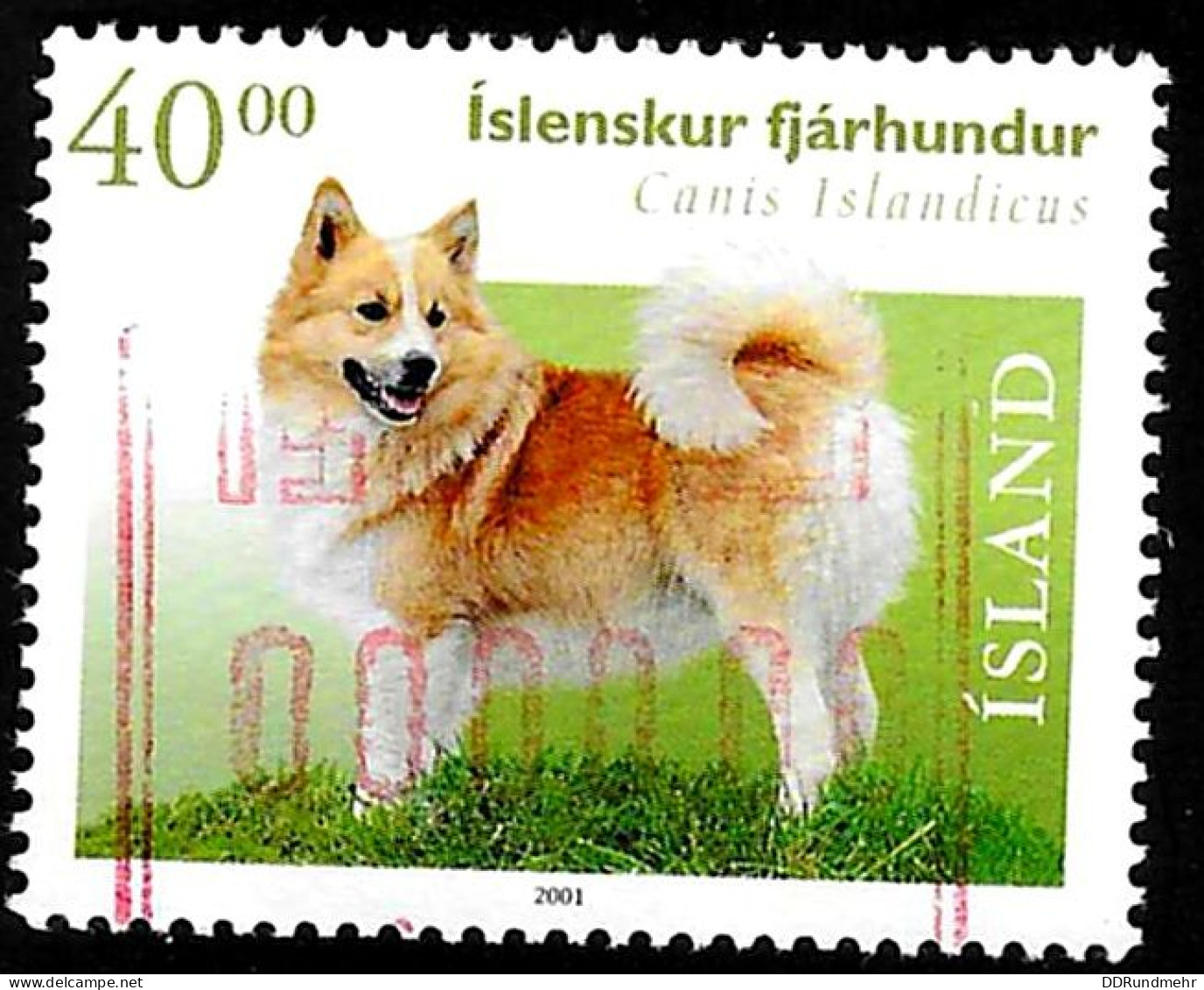 2001  Dogs Michel IS 977 Stamp Number IS 933 Yvert Et Tellier IS 912 Stanley Gibbons IS 988 Used - Gebraucht