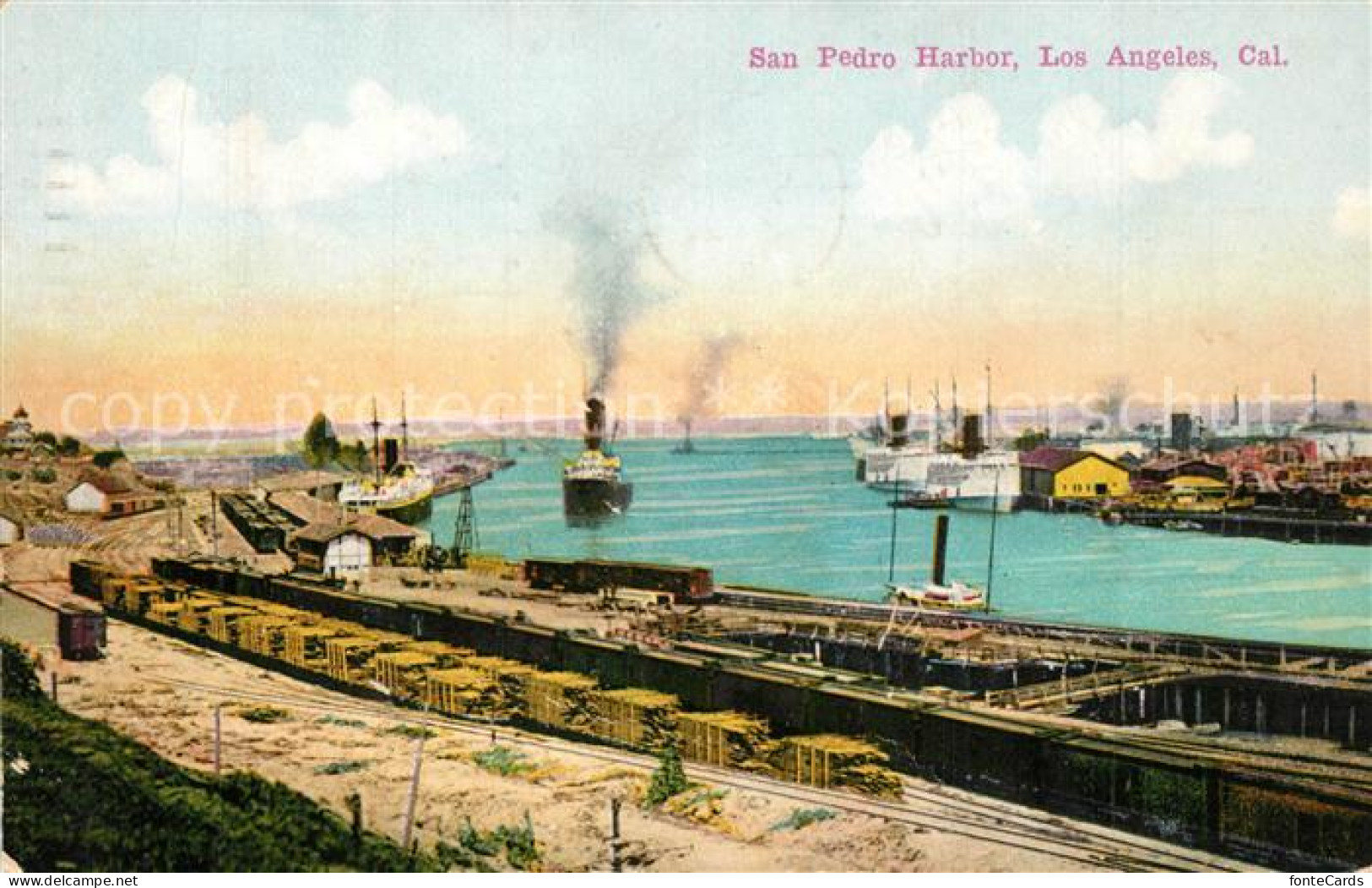 13322805 Los_Angeles_California San Pedro Harbour - Other & Unclassified