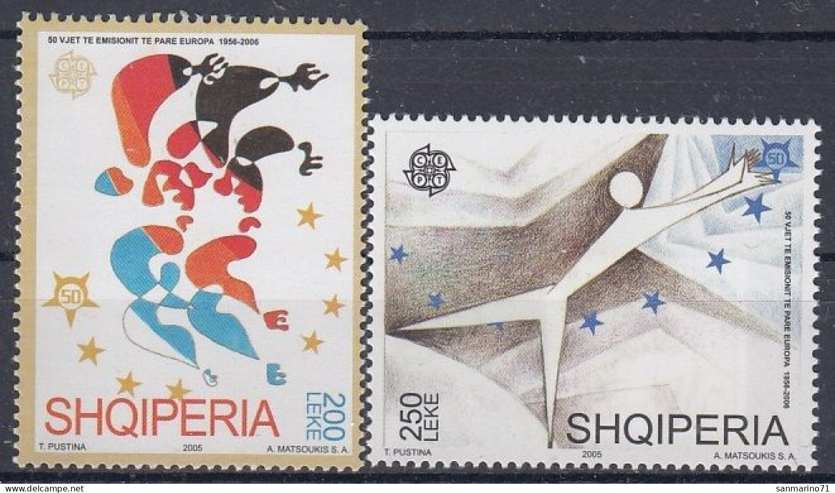 ALBANIA 3045-3046,unused - 2005