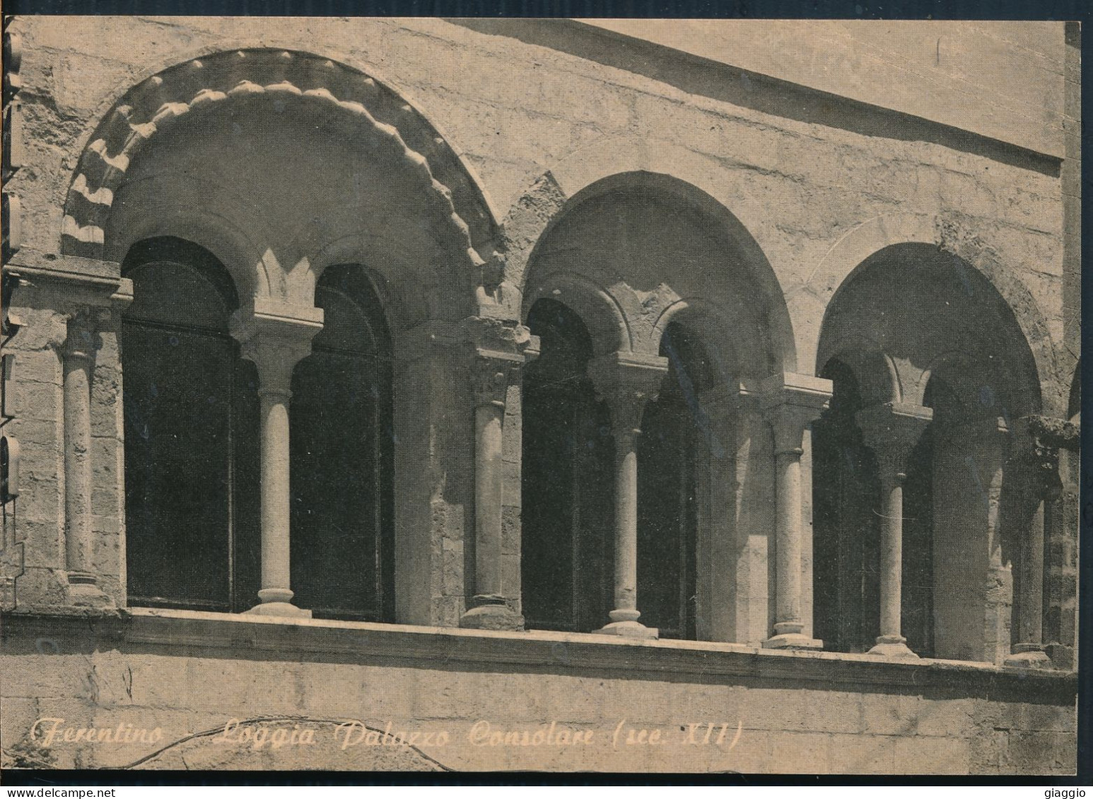 °°° 30767 - FERENTINO - LOGGIA PALAZZO CONSOLARE (FR) °°° - Sonstige & Ohne Zuordnung