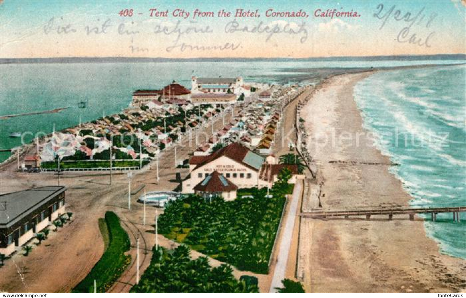 13318427 San_Diego_California Tent City From The Hotel Coronado - Autres & Non Classés