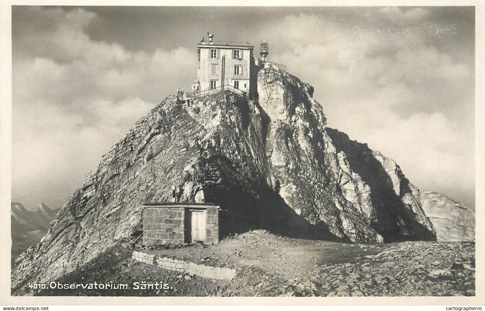 Postcard Switzerland Observatorium Santis - Autres & Non Classés