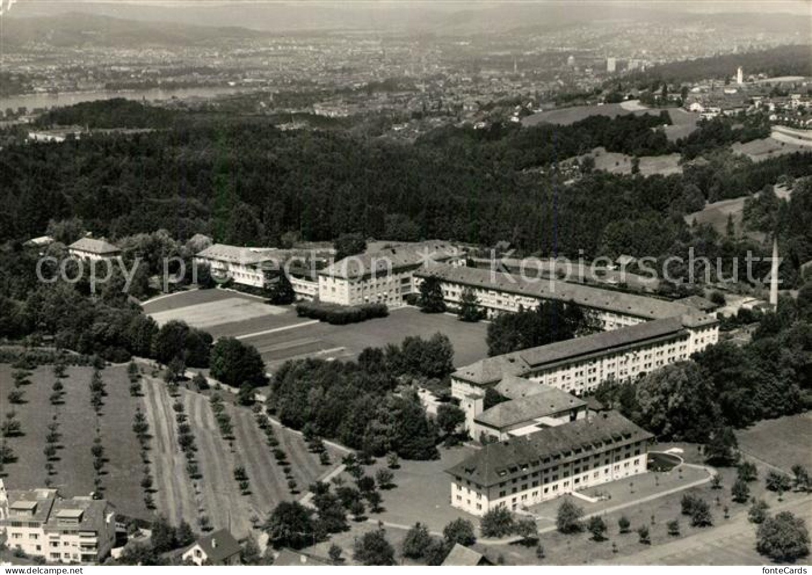 13317123 Zollikerberg Kranken Und Diakonissenanstalt Neumuenster Fliegeraufnahme - Autres & Non Classés