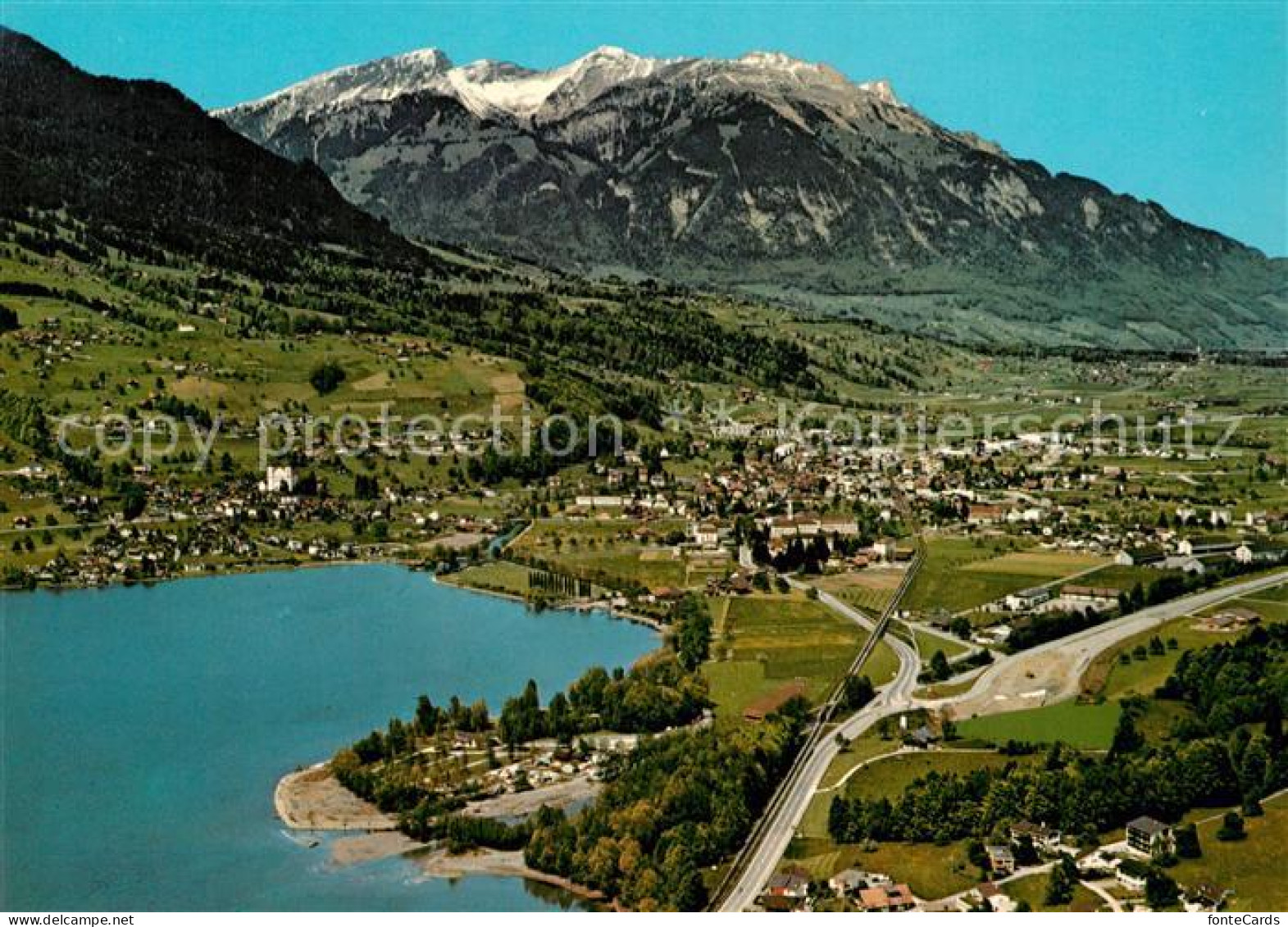 13316971 Sarnen Fliegeraufnahme Mit Pilatus Sarnen - Autres & Non Classés